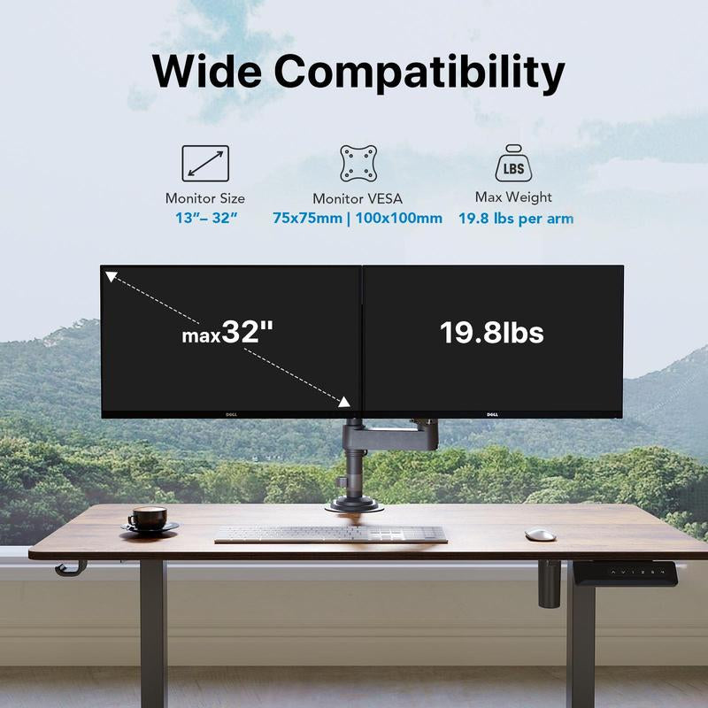 Stackable Dual Gaming Monitor Arm